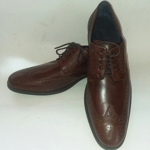 #28 New Brown Leather Cole Haan Derby  shoes 11.5 main image 9